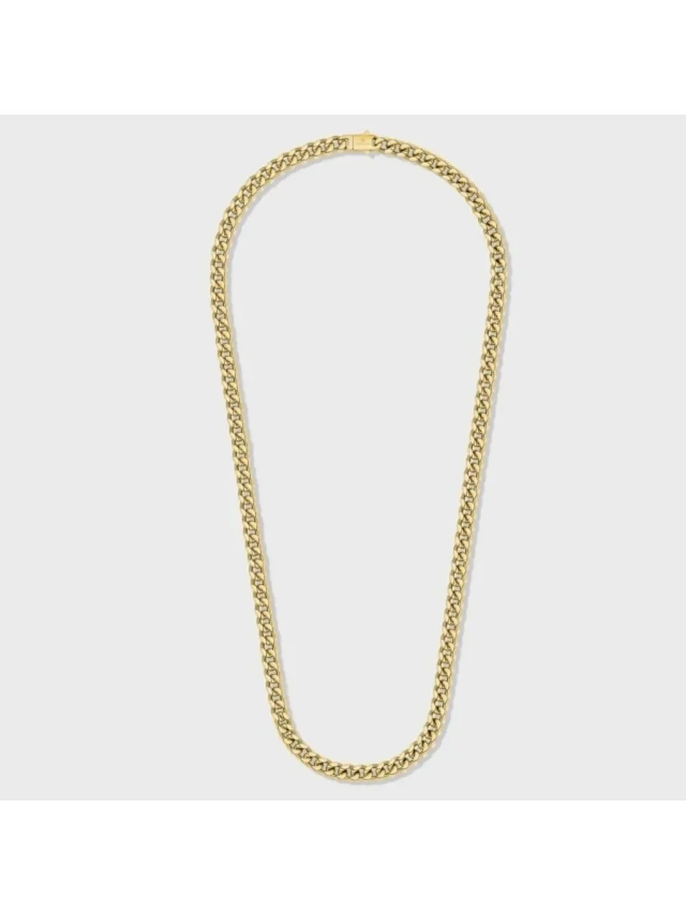 Imperium 18kt Gold Bonded 5mm Curb Chain Necklace